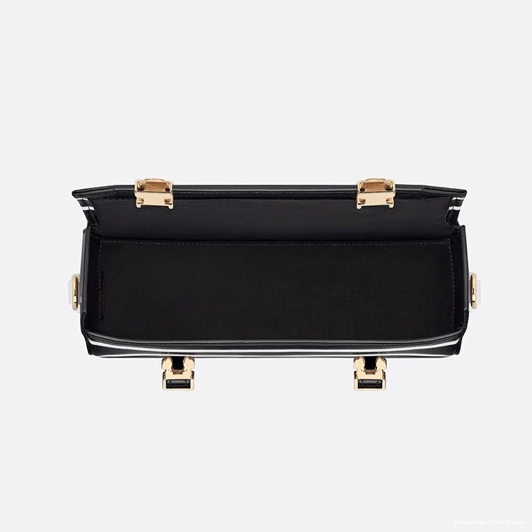Cheap Messenger Smooth Black Leather Small Diorcamp 0731 Luxury